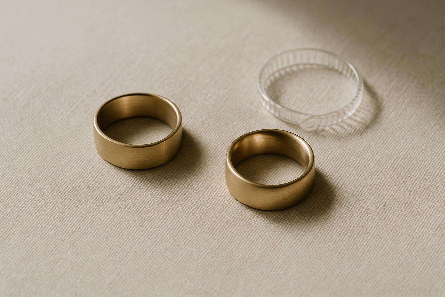 Comfort-Fit vs. Standard-Fit Men's Wedding Bands (and How to Size)