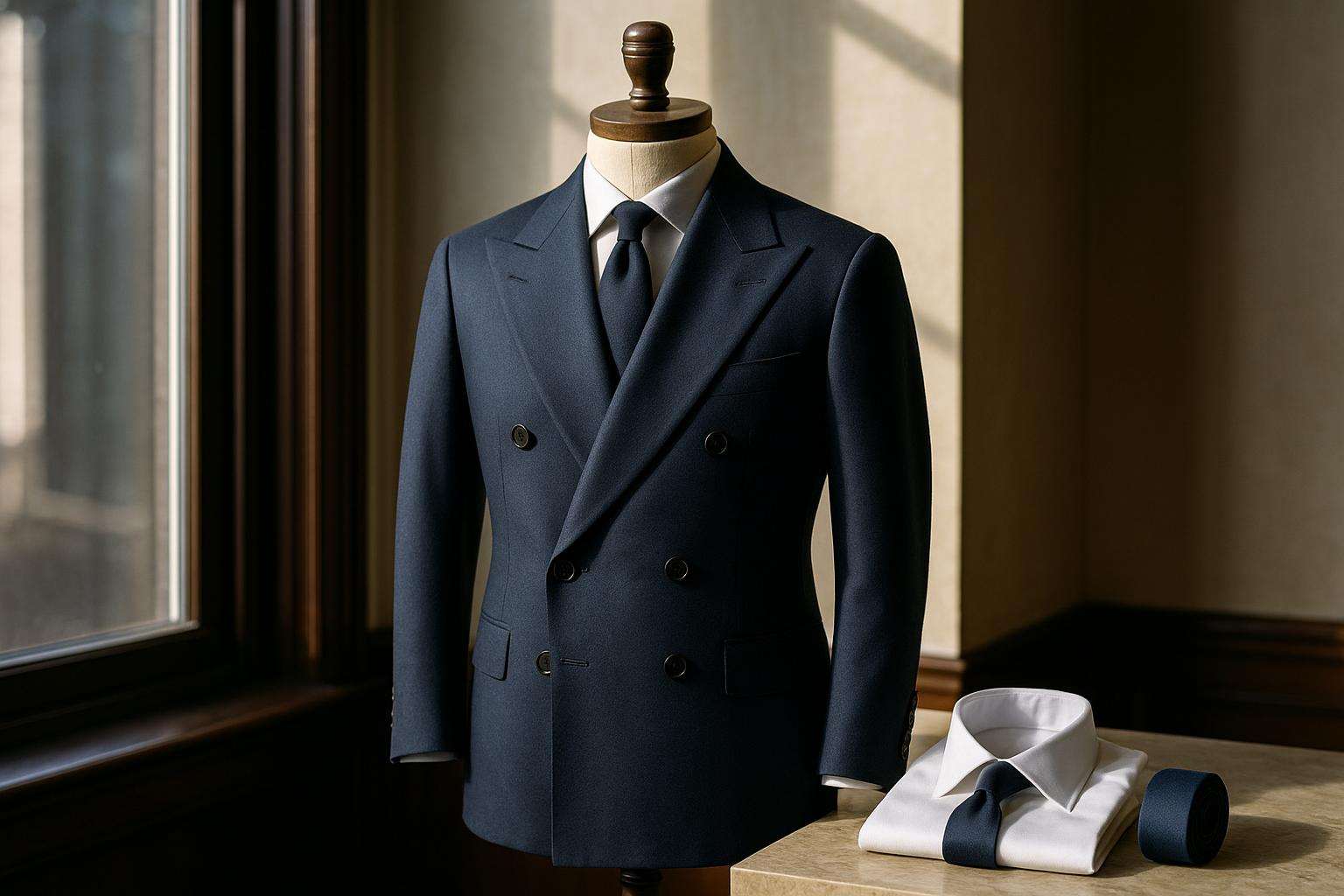 The Double-Breasted Wedding Suit: A Bolder Statement for the Groom
