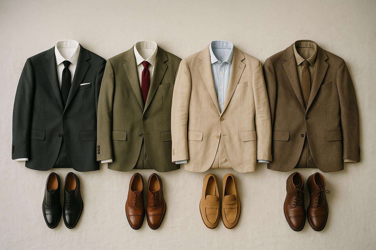Match the Groom's Suit to the Venue: Ballroom, Vineyard, Beach, Barn