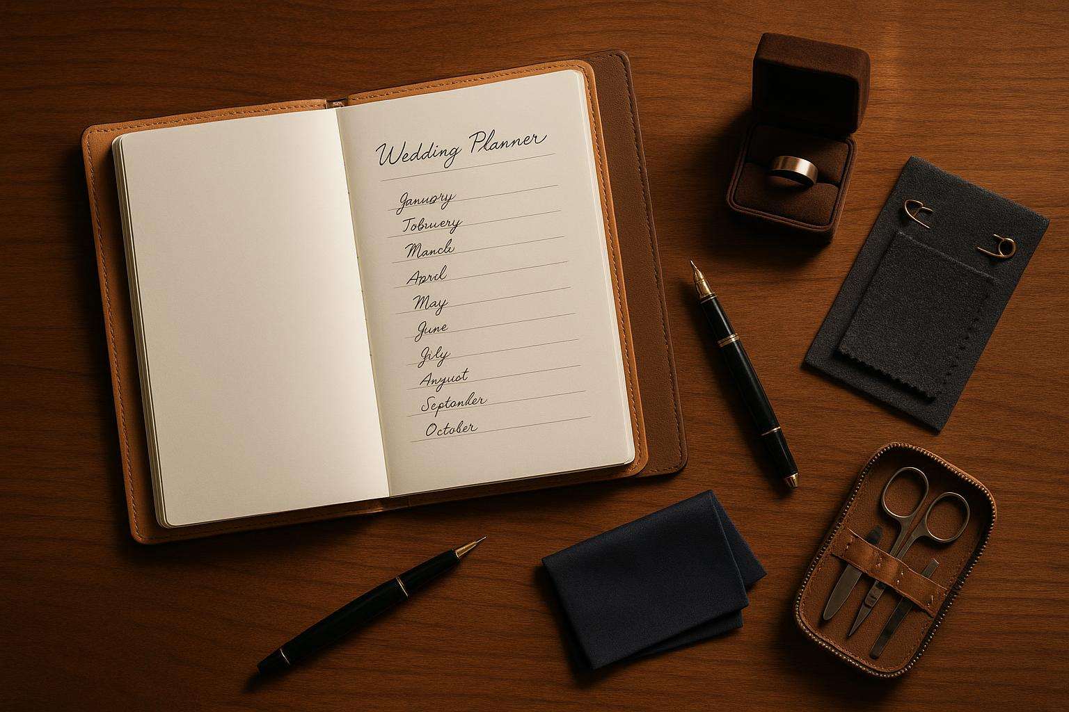 The Groom's Wedding Planning Checklist: A Month-by-Month Timeline