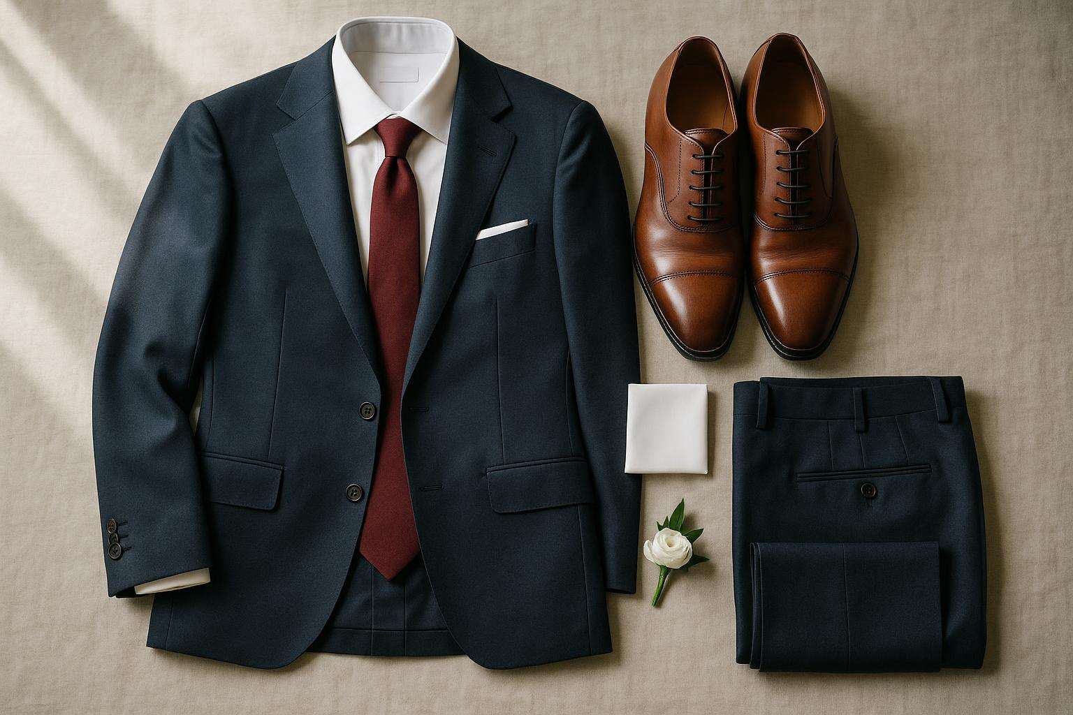 The Navy Wedding Suit: Why It's the Groom's Safest Bet