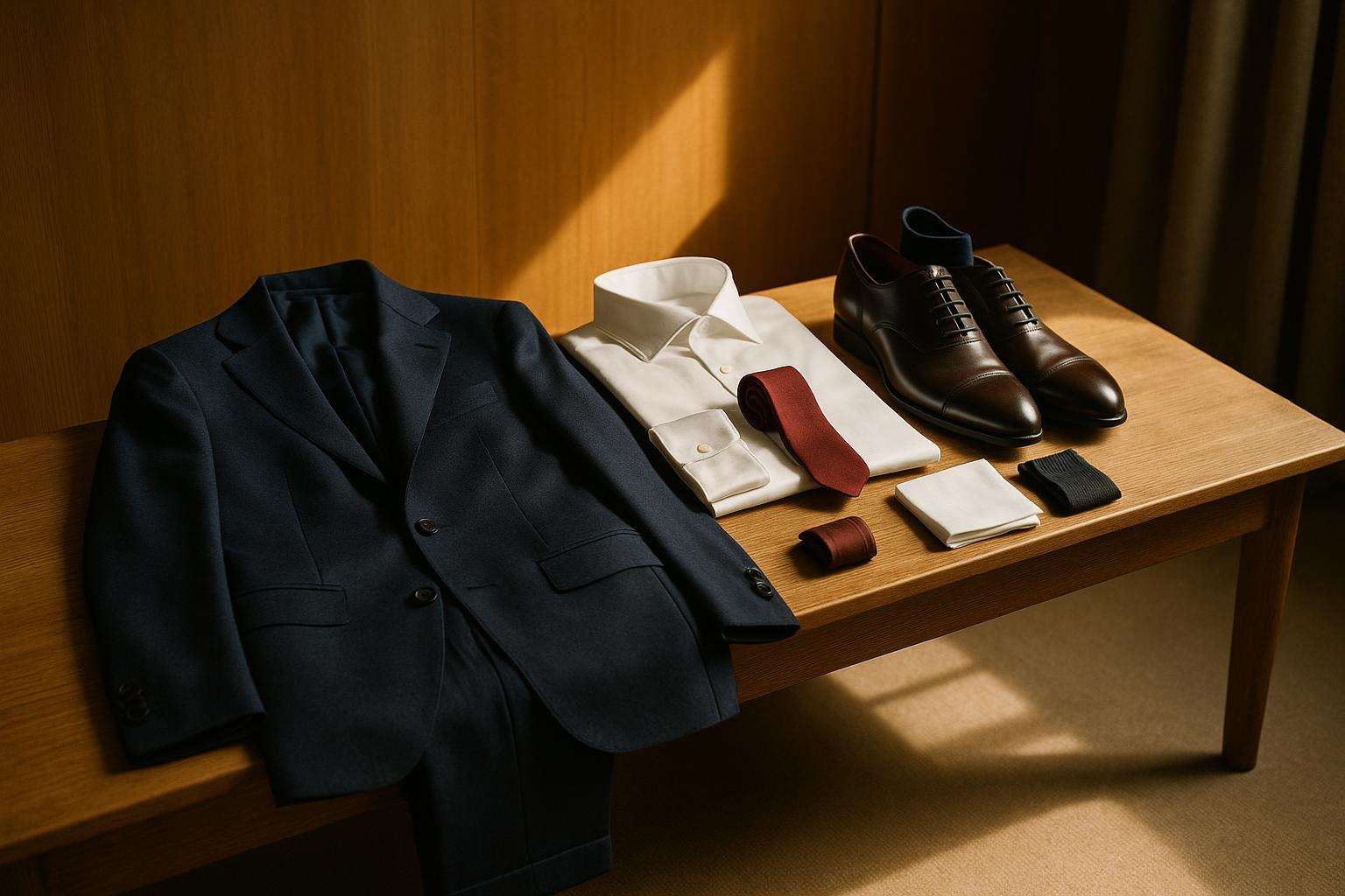 Semi-Formal Wedding Attire for the Groom: The Dark Suit Done Right