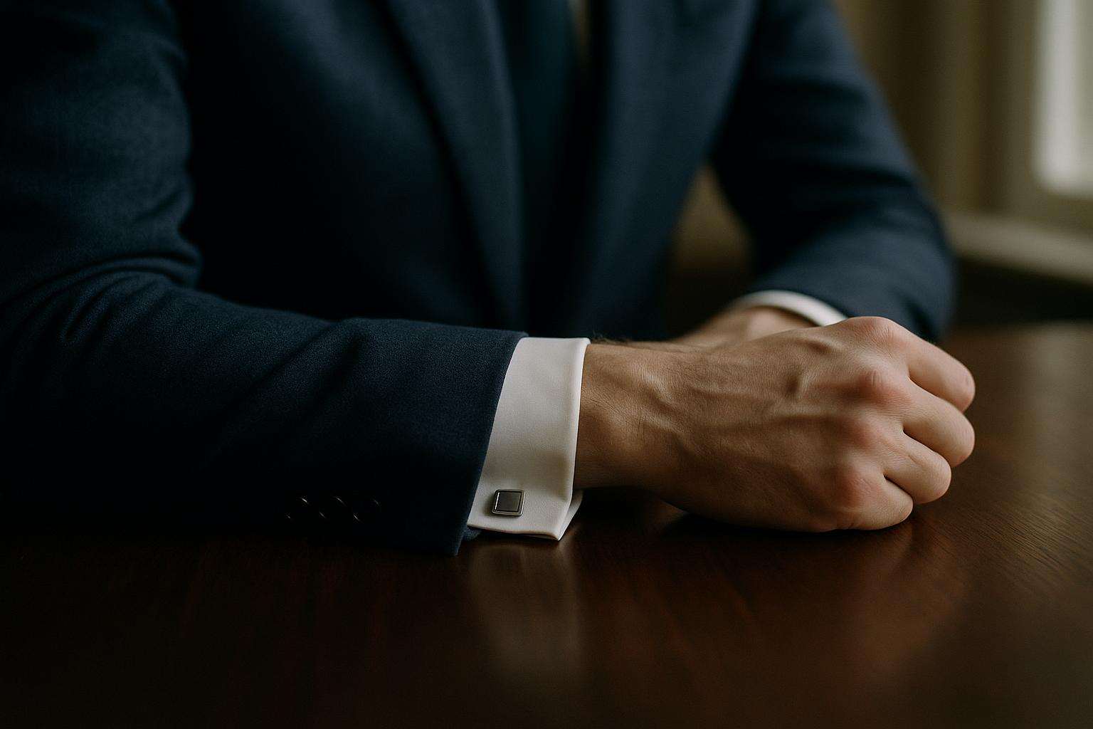 Sleeve Length and the Cuff Reveal: A Groom's Detail That Photographs