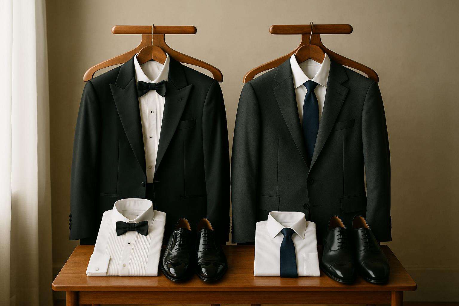 Suit or Tuxedo? How to Choose by Your Wedding's Exact Formality Level